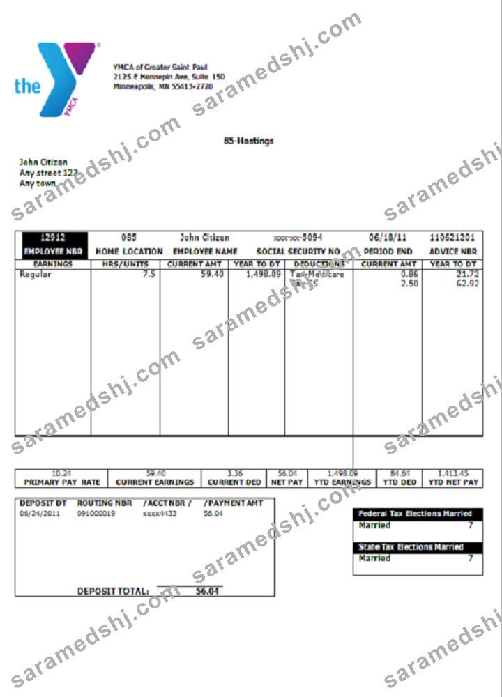 USA social service company employee sheet